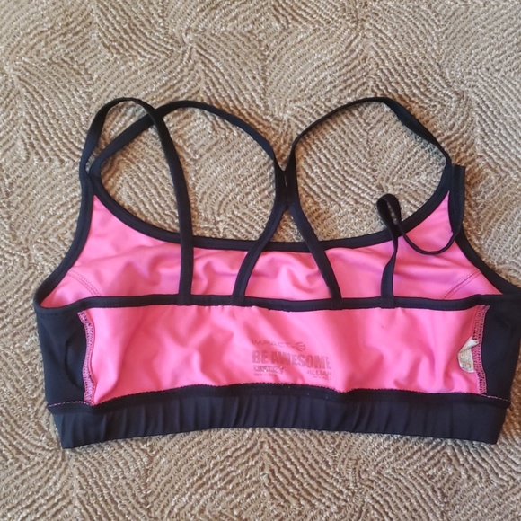 Impact Pink/Black Sports Bra XL - Picture 5 of 7